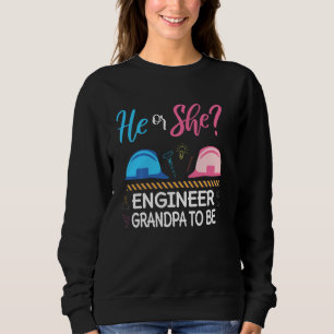 Gender Reveal He Or She Pops To Be Engineer Future Sweatshirt
