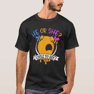 Gender Reveal I He Or She What Will It Bee For Un T-Shirt