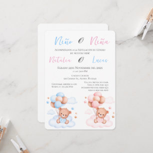 Gender Reveal Invitation