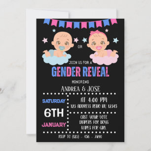 Gender Reveal Invitation