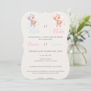 Gender Reveal Invitation