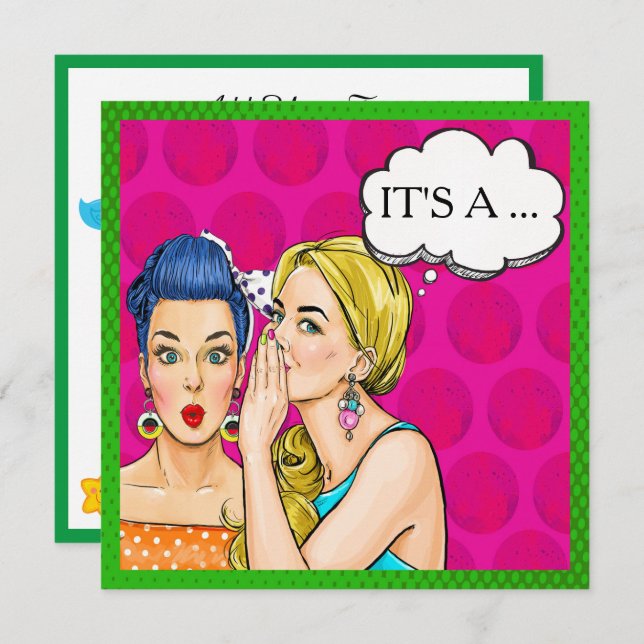 Gender Reveal Invitation (Front/Back)