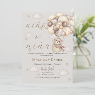 Gender Reveal Invitation