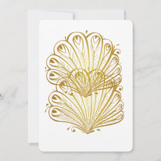 Gender reveal invitation card