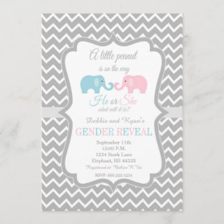 Gender Reveal invitations | Gender Reveal invites