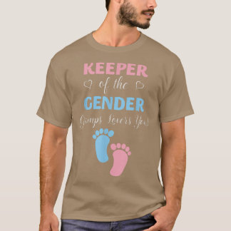 Gender Reveal Keeper Of The Gender Gramps Loves Yo T-Shirt