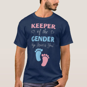 Gender Reveal Keeper Of The Gender Pop Loves You  T-Shirt