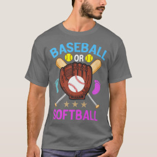 Gender Reveal Matching Baby Party Baseball Or Soft T-Shirt