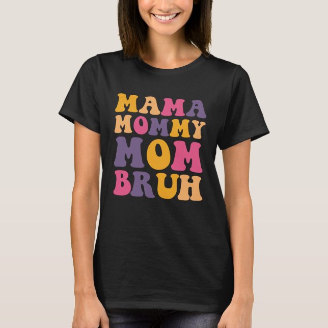 Gender Reveal Mommy 1st Mothers Day Ideas For Wome T-Shirt (Front)