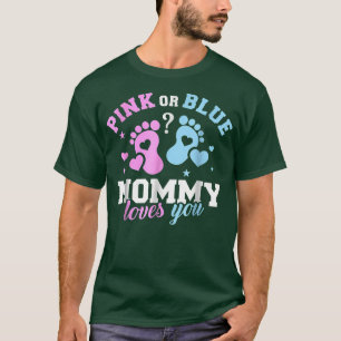 Gender Reveal Mummy Mum Funny Family Mother's Day T-Shirt