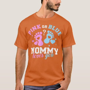 Gender Reveal Mummy Mum T-Shirt