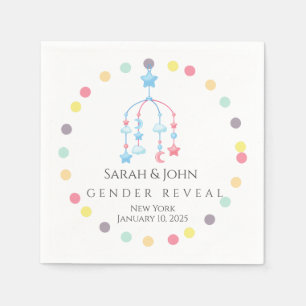 GENDER REVEAL NAPKIN