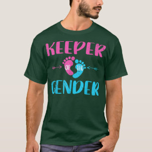 Gender Reveal Party Announcement Idea Keeper of th T-Shirt