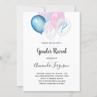 Gender reveal party blue pink boy girl