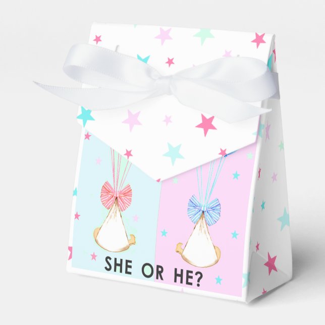 Gender Reveal Party Favour Box (Front Side)