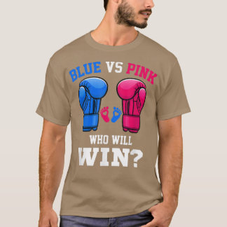 Gender Reveal Party Funny, Funny Blue Vs Pink Who  T-Shirt