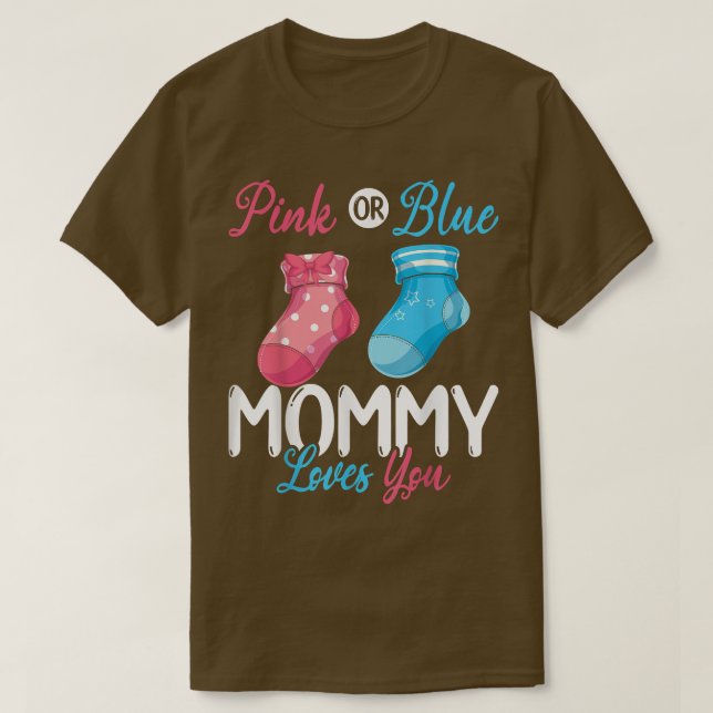 Gender Reveal Party Future Mum Baby Party Gender R T-Shirt (Design Front)
