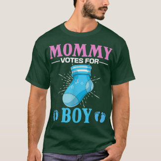Gender Reveal Party Future Mum Team Boy Gender Rev T-Shirt