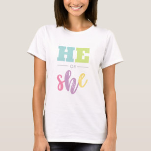Gender Reveal Party - He or She T-Shirt