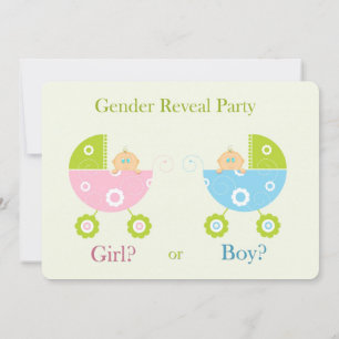 Gender Reveal Party Invitation