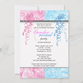 Gender Reveal Party Invitation