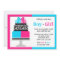 Gender Reveal Party Invitation Pink Blue Cake