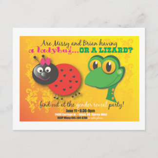 Gender Reveal Party Invite