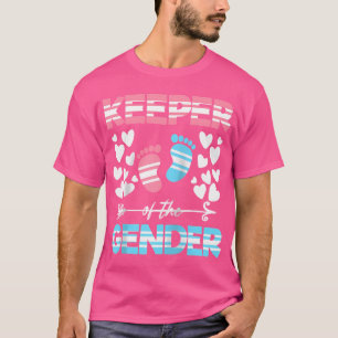 Gender Reveal Party Keeper Of The Gender Basebal T-Shirt