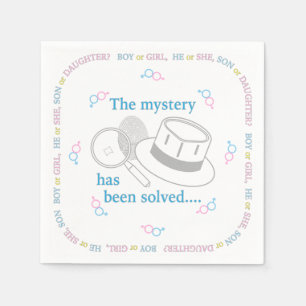 Gender Reveal Party Napkin