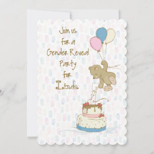 Gender Reveal Party Personalised Invitation