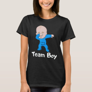 Gender Reveal Party Team Boy Dabbing Baby T-Shirt