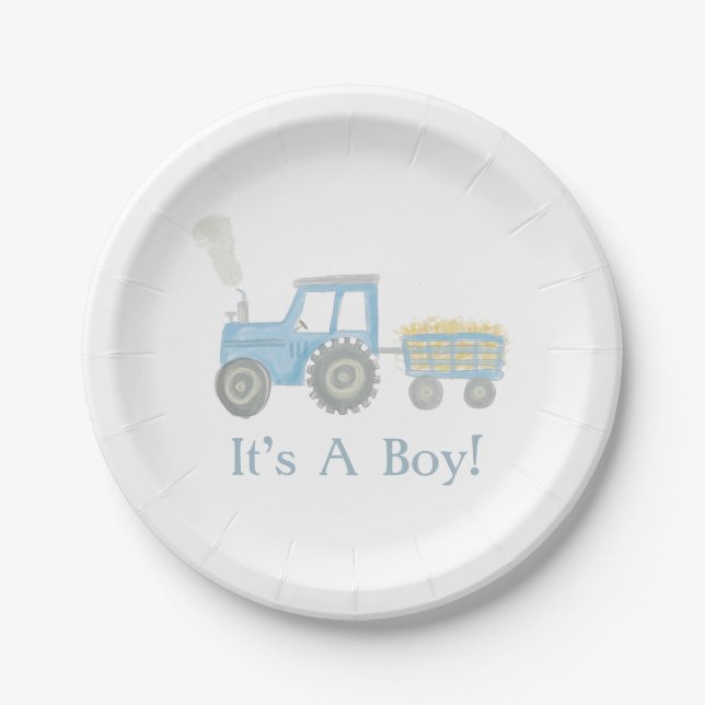 Gender reveal plate (Front)