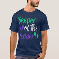 Gender Reveal Purple and Green Keeper Of Gender Re