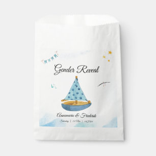 Gender Reveal Sailboat Favour Bags