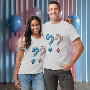Gender Reveal T-Shirt Boy or Girl ?? Custom Text