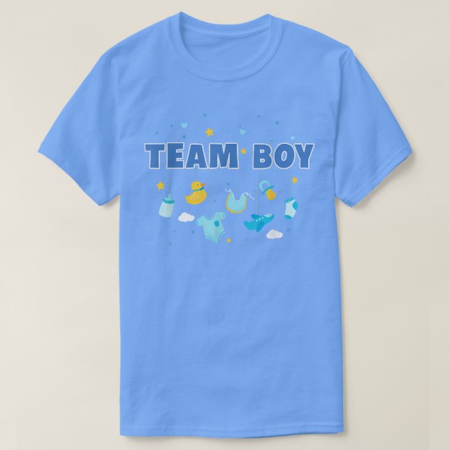 Gender Reveal Team Boy 528 T-Shirt (Design Front)