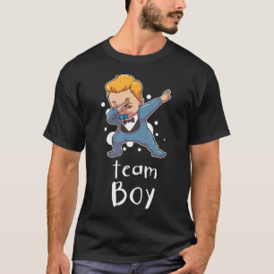 Gender Reveal Team Boy Baby Party T-Shirt