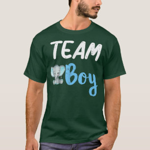 Gender Reveal Team BOY Matching Family Baby Party  T-Shirt