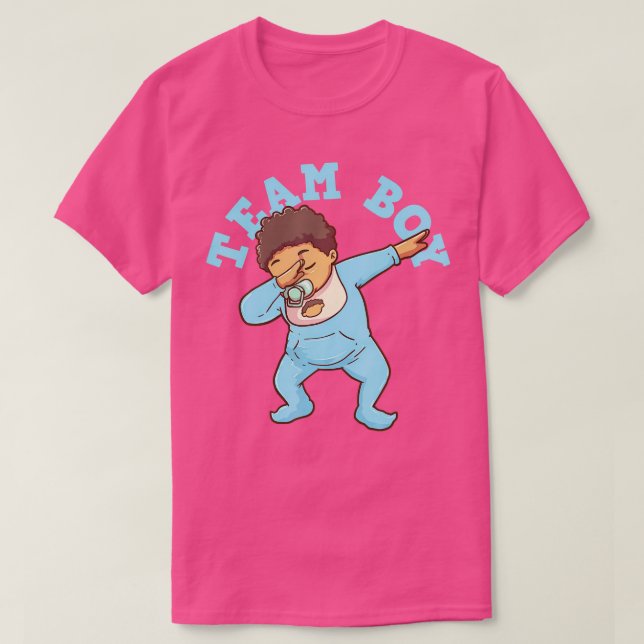 Gender Reveal Team Boy T-Shirt (Design Front)