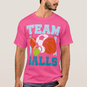 Gender Reveal Team Boy Team Balls T-Shirt