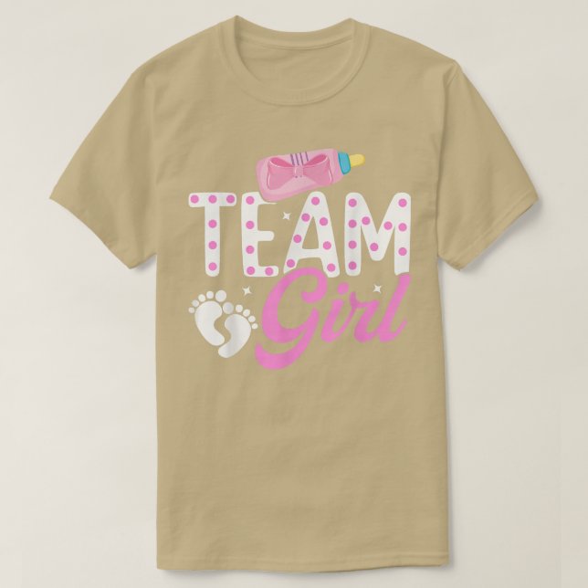Gender Reveal Team Girl 312 T-Shirt (Design Front)