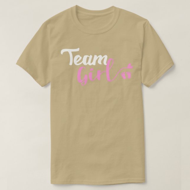 Gender Reveal Team Girl Ba  T-Shirt (Design Front)