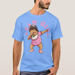 Gender Reveal Team Girl Baby Annoucement T-Shirt