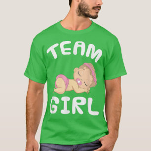 Gender reveal Team Girl for Baby Shower party It's T-Shirt