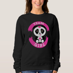 Gender Reveal Team Girl Girlie Baby Sweatshirt