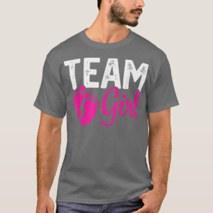 Gender Reveal Team Girl Pink T-Shirt