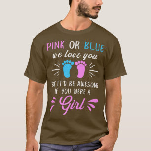 Gender Reveal Team Girl T-Shirt