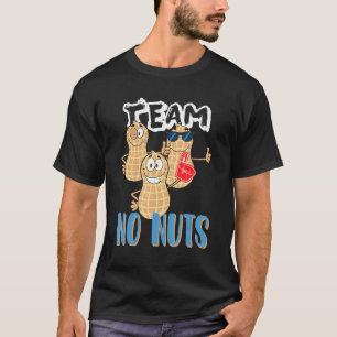Gender Reveal Team No Nuts Baby Party Girl T-Shirt