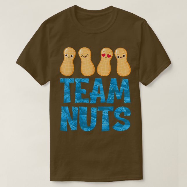 Gender reveal team nuts boy matching family baby p T-Shirt (Design Front)