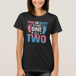 Gender Reveal Twins Quote for a Gender Reveal Mom T-Shirt